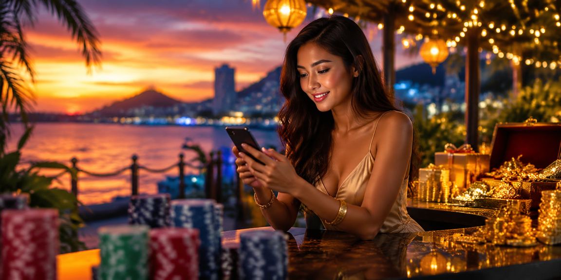 Antara muka aplikasi kasino mudah alih Wennaz4404 Kota Kinabalu berjalan lancar pada telefon pintar